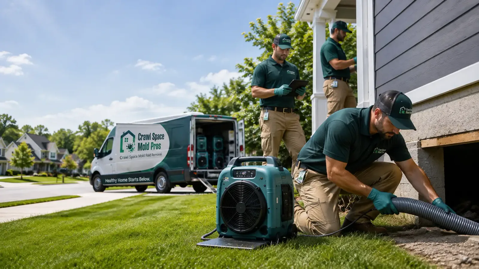 Crawl Space Mold Removal in Fortuna, CA